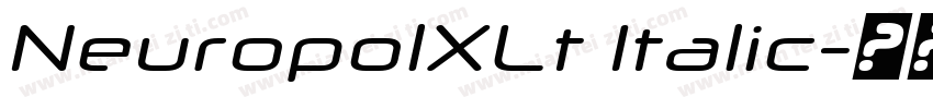 NeuropolXLt Italic字体转换